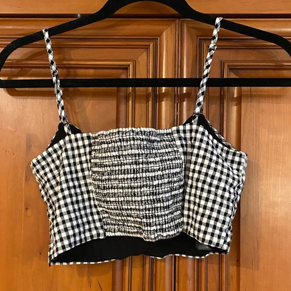 Guess Gingham Crop Top 1/2 Matching Set - Picture 3 of 6